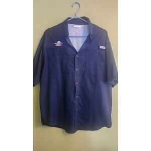 Columbia Mens PFG‎ Tamiami Short Sleeve Fishing Shirt Medium